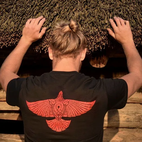 Necklaces Northan Viking Silver Viking TShirt with Raven