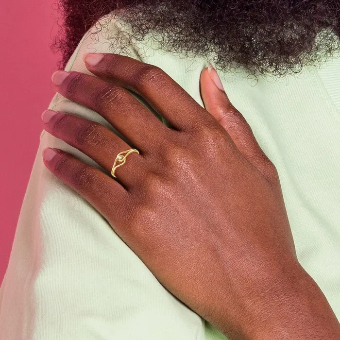 14K Yellow Gold VS Real Diamond ring Goldiacom Rings