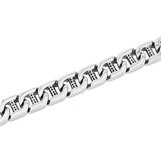 JMS always Bracelets Original Robert Alton Stainless Steel Mens Link Bracelet JMS always Bracelets Original Robert Alton Stainless Steel Mens Link Bracelet