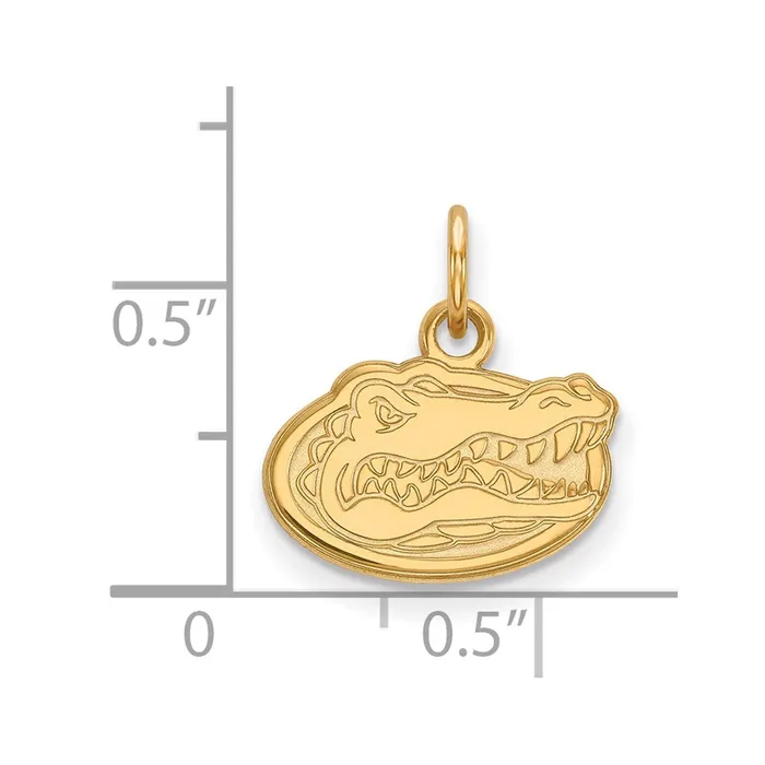 14k Gold University of Florida XS Pendant TreasureFineJewelers Necklaces