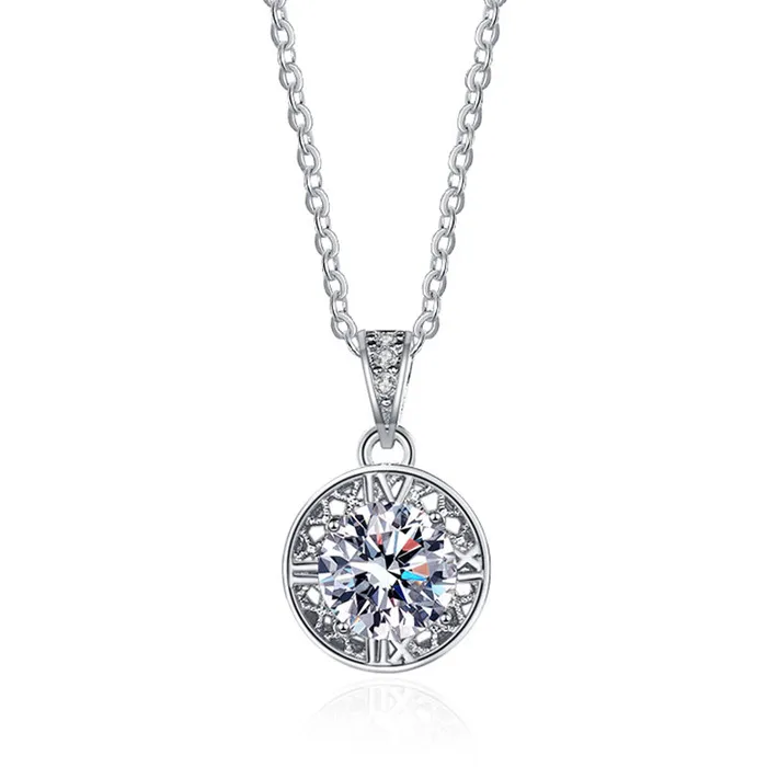Love Nest Moissanite Pendant Necklace Trendolla Jewelry Necklaces