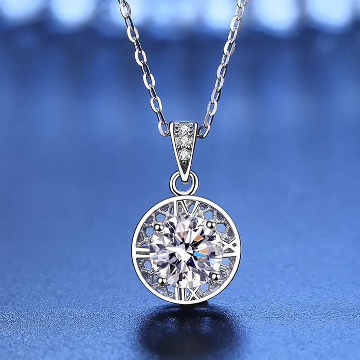 Love Nest Moissanite Pendant Necklace Trendolla Jewelry Necklaces