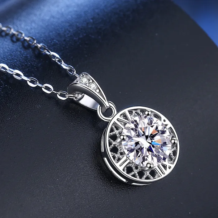 Love Nest Moissanite Pendant Necklace Trendolla Jewelry Necklaces