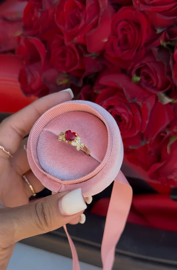 Red Self Love Promise Ring MP Jewelry Rings