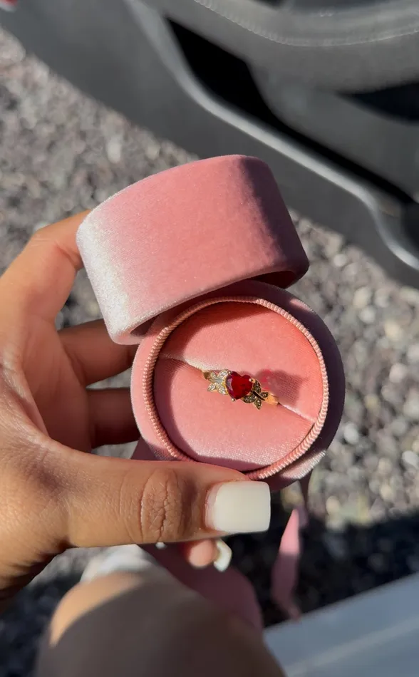 Red Self Love Promise Ring MP Jewelry Rings