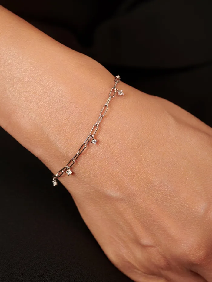 Bracelets Curio Cottage Pure Silver Linked It Bracelet