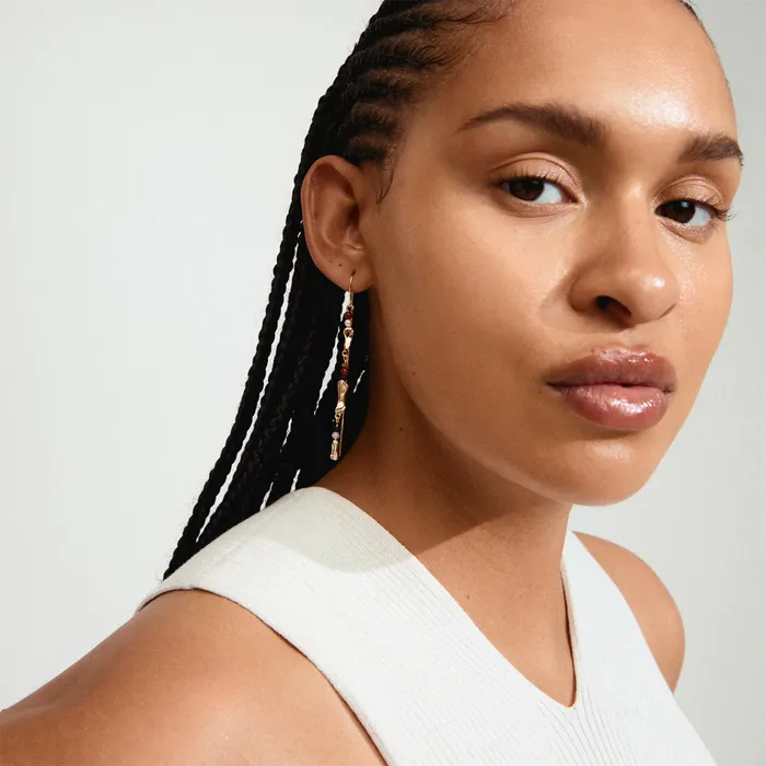 Dawn Gold Plated Chain Earrings Pilgrim Earrings