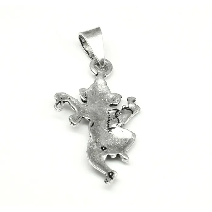 Karizma Jewels Lord Ganesha Embossed God 925 Sterling Silver Pendant Necklaces