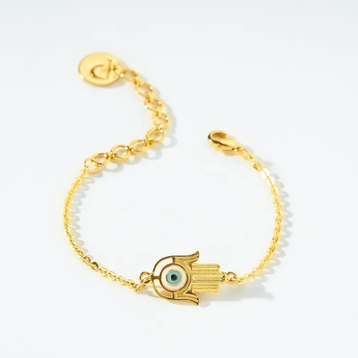 PRERTO ECOMMERCE PRIVATE LIMITED Bracelets Hamsa Evil Eye Bracelet