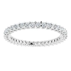 Rings WB Choice Jewelry 14K White 12 CTW Diamond Eternity Band 12359360134PSTWBC Rings WB Choice Jewelry 14K White 12 CTW Diamond Eternity Band 12359360134PSTWBC