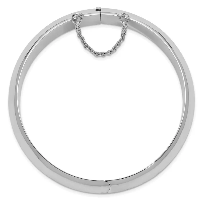 Sterling Silver Rhodiumplated 15mm Fancy Hinged Bangle BraceletWBCQB30 WB Choice Jewelry Bracelets Sterling Silver Rhodiumplated 15mm Fancy Hinged Bangle BraceletWBCQB30 WB Choice Jewelry Bracelets