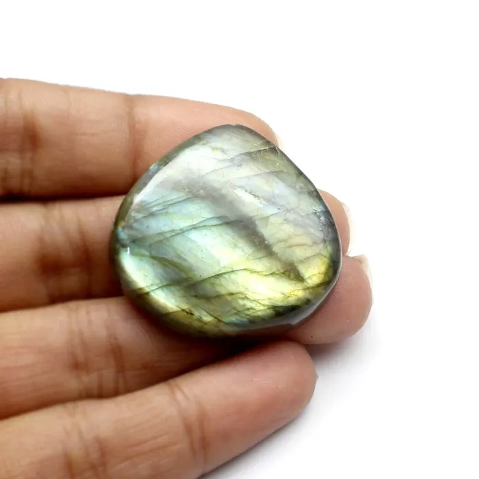 Top Fire Play of Colors 6765Ct Natural Labradorite Pear Cabochon Gemstone Karizma Jewels Necklaces