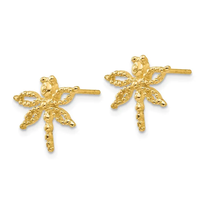 WB Choice Jewelry Earrings 14k Dragonfly Post EarringsWBCE910