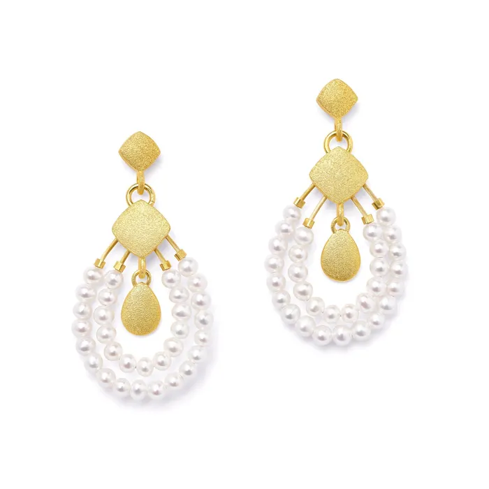 Clindro Freshwater Pearl Earrings Bernd Wolf Earrings