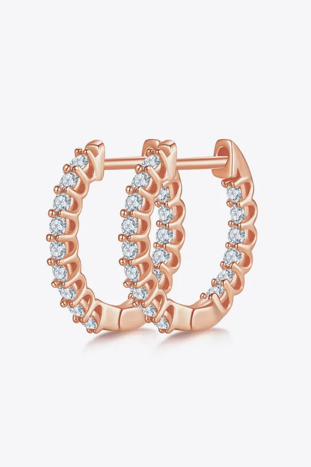 Moissanite 925 Sterling Silver Earrings Trendsi Earrings