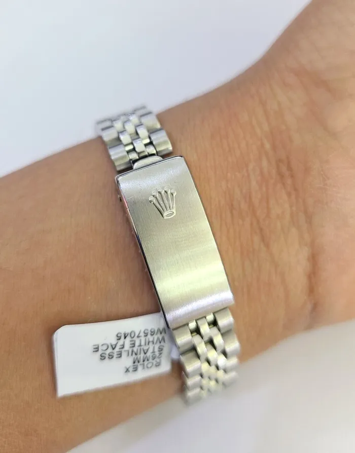 Rolex Watches ROLEX Datejust Ladies Watch 26mm Watch Stainlesssteel white Face E429380 Women